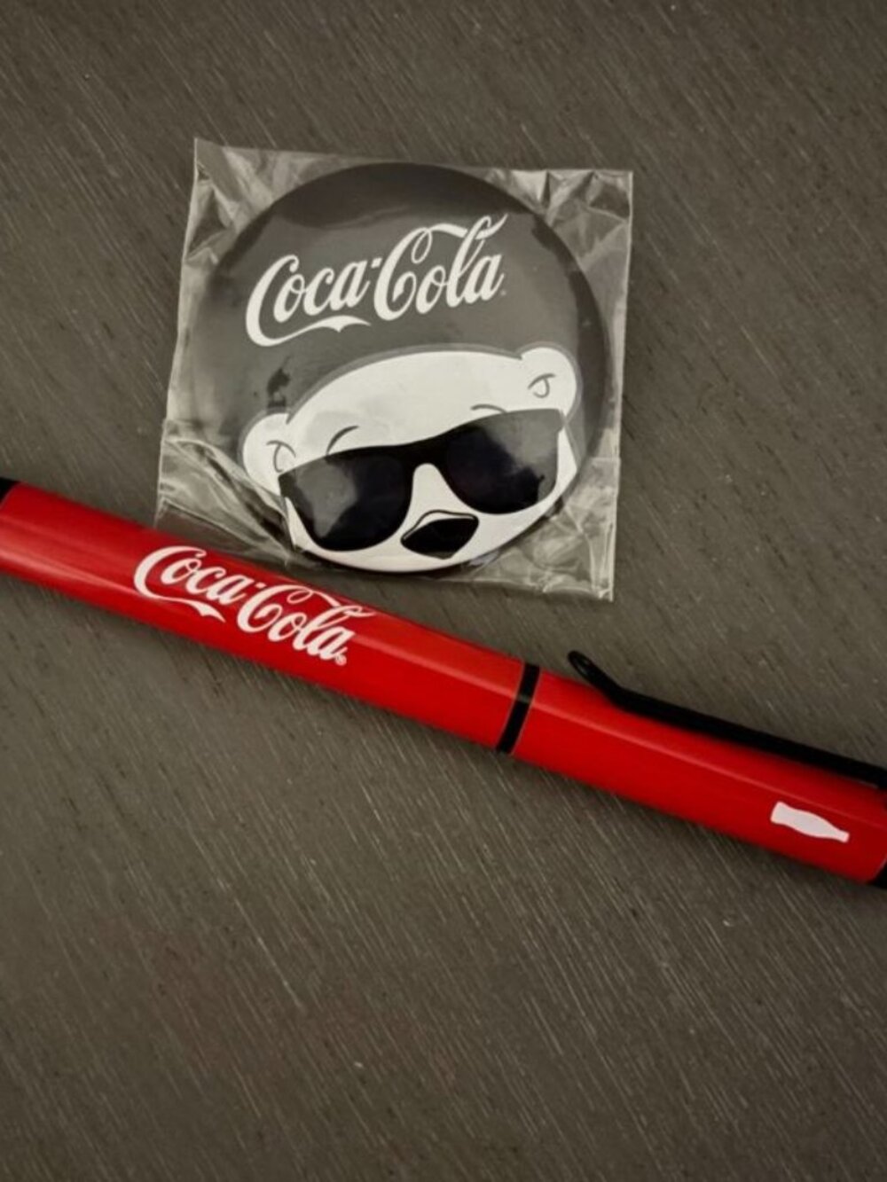 Coca Cola OFFICIAL Pen and Pin NEW